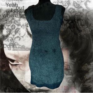 Stylish Teal Knit Dress